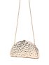 Mini Box Bag Gold Embossed Chain Strap For Party