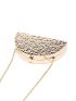 Mini Box Bag Gold Embossed Chain Strap For Party