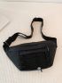 Large Capacity Waist Bag Drawstring Design