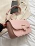 Small Square Bag Solid Pink