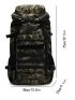 Large Outdoor Camping Bag Camo Pattern With Zipper Release Buckle Decor Multi-Function