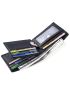 Fashion Men Genuine Leather Wallet Bifold ID Credit Card Holder Purse