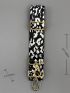 Adjustable Bag Strap Polyester Leopard Pattern