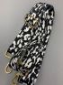 Adjustable Bag Strap Polyester Leopard Pattern