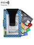 Solid Black Card Holder Rfid