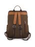 Tassel Decor Classic Backpack Pocket Front