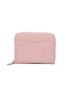 Letter Graphic Card Holder Zipper Pink