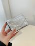 Crocodile Embossed Card Holder Flap Funky