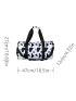 Cow Print Travel Bag Waterproof Medium