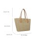 Minimalist Straw Bag Large Capacity Vacation