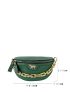 Crocodile Embossed Fanny Pack Medium Green