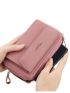 Double Zipper Long Wallet Diagonal Mobile Phone Bag