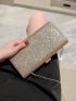 Small Glitter Box Bag Sequin Decor