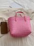 New Style Women's Bag Straw Bag Special Material Handbag Travel Package Shoulder Bag