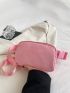 Mini Belt Bag Solid Pink For Sport