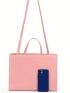 Minimalist Top Handle Bag Pink