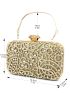 Mini Box Bag Glitter Rhinestone Decor Glamorous