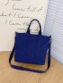 Minimalist Shopper Bag Small Blue