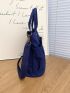 Minimalist Shopper Bag Small Blue