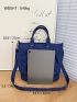 Minimalist Shopper Bag Small Blue