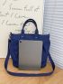 Minimalist Shopper Bag Small Blue