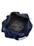 Quilted Travel Bag Double Handle Medium Blue