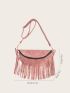 Fringe Decor Fanny Pack Pu