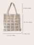 Hollow Out Design Crochet Bag Minimalist