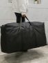 Minimalist Travel Bag Oversized Foldable Black