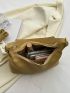 Minimalist Baguette Bag Zipper Medium