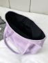 Minimalist Shoulder Tote Bag Double Handle Purple