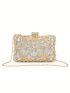 Rhinestone Decor Box Bag Mini For Party