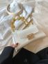 Small Baguette Bag Chain Strap Elegant Style