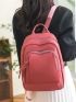 Medium Functional Backpack Multi-zipper