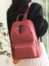 Medium Functional Backpack Multi-zipper