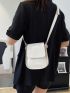 Mini Square Bag Solid White Fashion Style