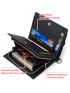 Fashion Men Genuine Leather Wallet Rfid Blocking Business Card Holder Zipper Male Short Coin Purse