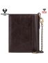 Fashion Men Genuine Leather Wallet Rfid Blocking Business Card Holder Zipper Male Short Coin Purse