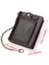 Fashion Men Genuine Leather Wallet Rfid Blocking Business Card Holder Zipper Male Short Coin Purse