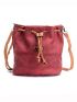 New Vintage Bucket Crossbody Bag For Women Pu Shoulder Bag Handbag