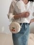 Mini Straw Bag Cherry Decor Vacation