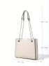 Small Square Bag Crocodile Embossed Chain Strap