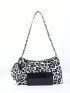 Medium Ruched Bag Leopard Print Top Handle With Coin Purse For Daily