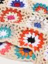 Random Floral Pattern Crochet Bag Vacation