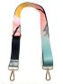 Colorblock Bag Strap Graphic Pattern Adjustable