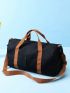 Two Tone Travel Bag Wet Dry Pocket For Traveling & Sports