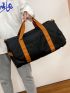 Two Tone Travel Bag Wet Dry Pocket For Traveling & Sports