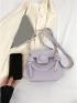 Flap Novelty Bag Adjustable Strap PU Fashionable