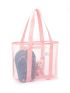 Large Clear Beach Bag Mesh Design