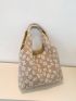 Floral Pattern Shopper Bag Preppy